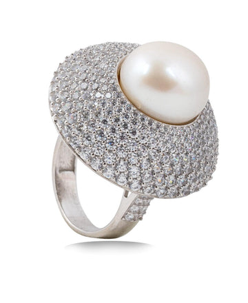 Gorgeous Silver Ring - Chandrani Pearls