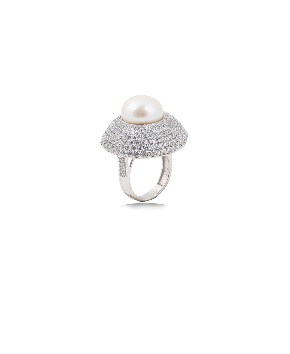 Gorgeous Silver Ring - Chandrani Pearls