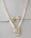 Gorgeous White Pearl Rani Har Necklace Set - Chandrani Pearls