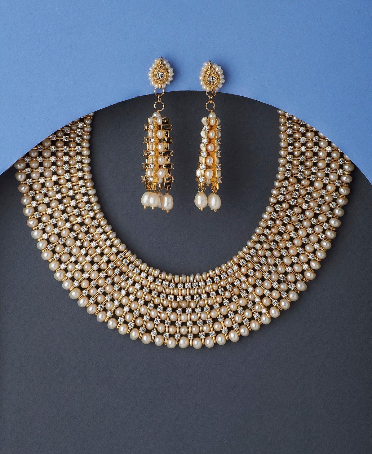 Gorgeous and Trendy Jodha Akbar Necklace Set - Chandrani Pearls