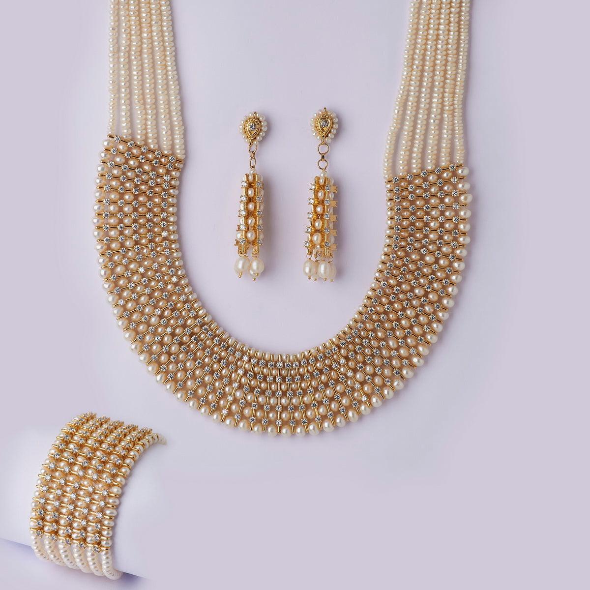 Gorgeous and Trendy Jodha Akbar Necklace Set - Chandrani Pearls