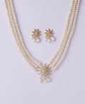 Gorgeous and Trendy Real Pearl Necklace Set - Chandrani Pearls