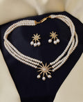Gorgeous and Trendy Real Pearl Necklace Set - Chandrani Pearls