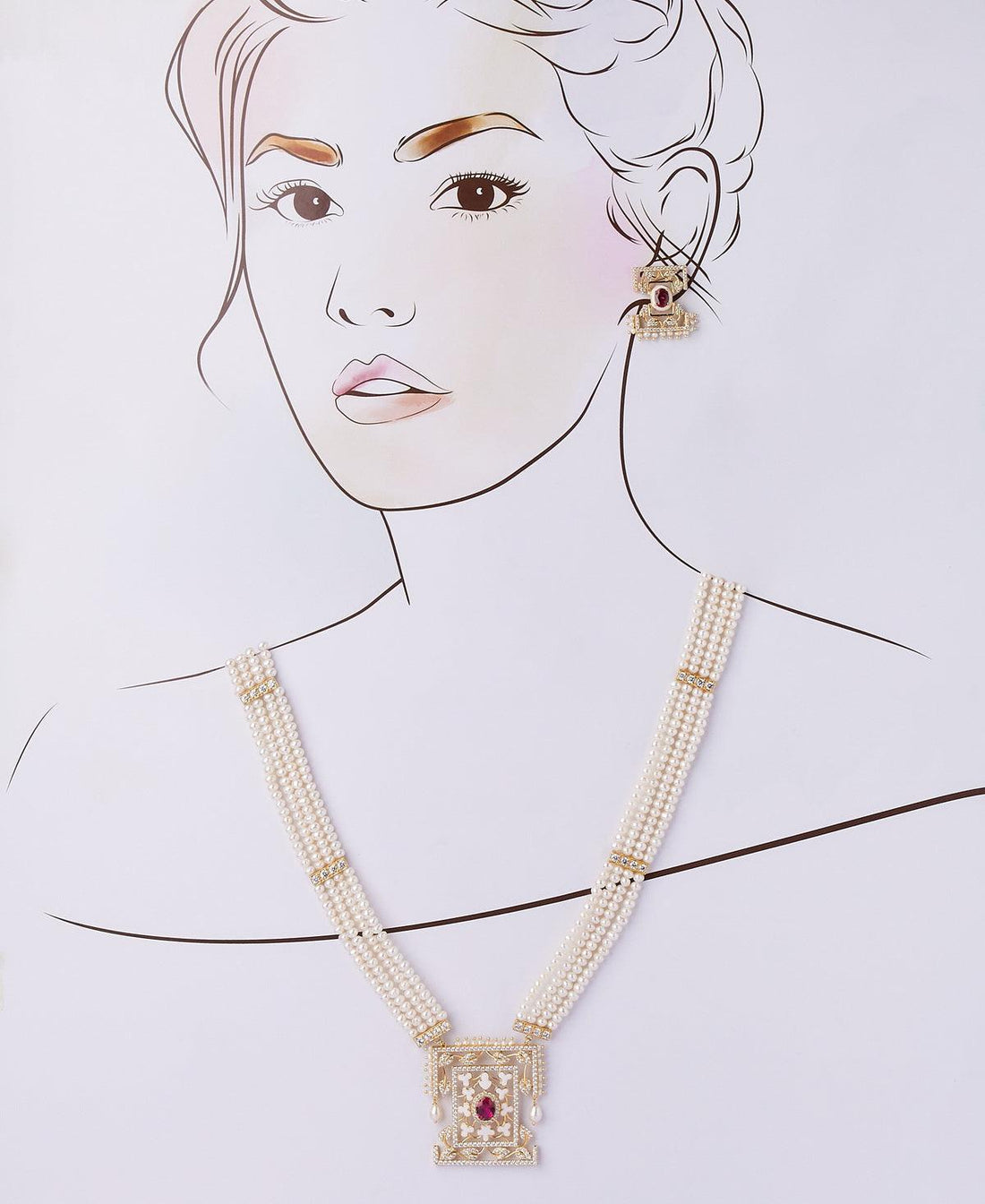 Gorgeous and Trendy Real Pearl Rani Har - Chandrani Pearls