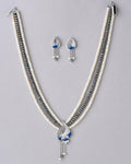 Gourgeous 3 line Necklace Set - Chandrani Pearls