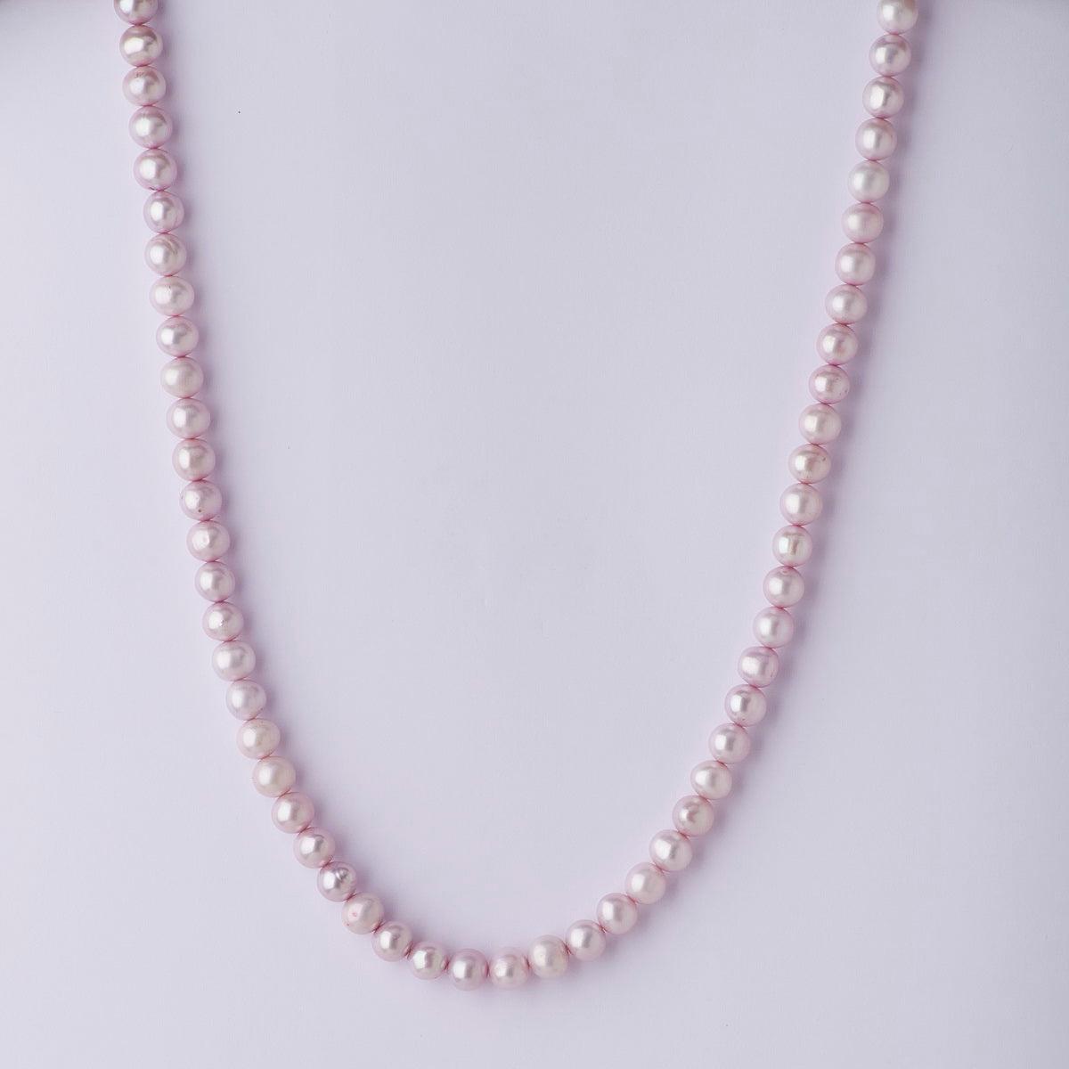 Graceful Purple Colour Pearl Necklace - Chandrani Pearls