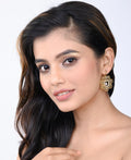 Graceful Silver Floral Pearl hanging Earring - Chandrani Pearls