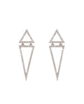 Graceful Silver hanging Earring - Chandrani Pearls