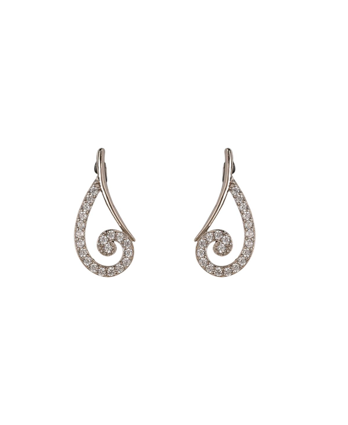 Graceful Silver hanging Earring - Chandrani Pearls