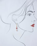 Graceful Tower Pearl Hoop Earring - Chandrani Pearls
