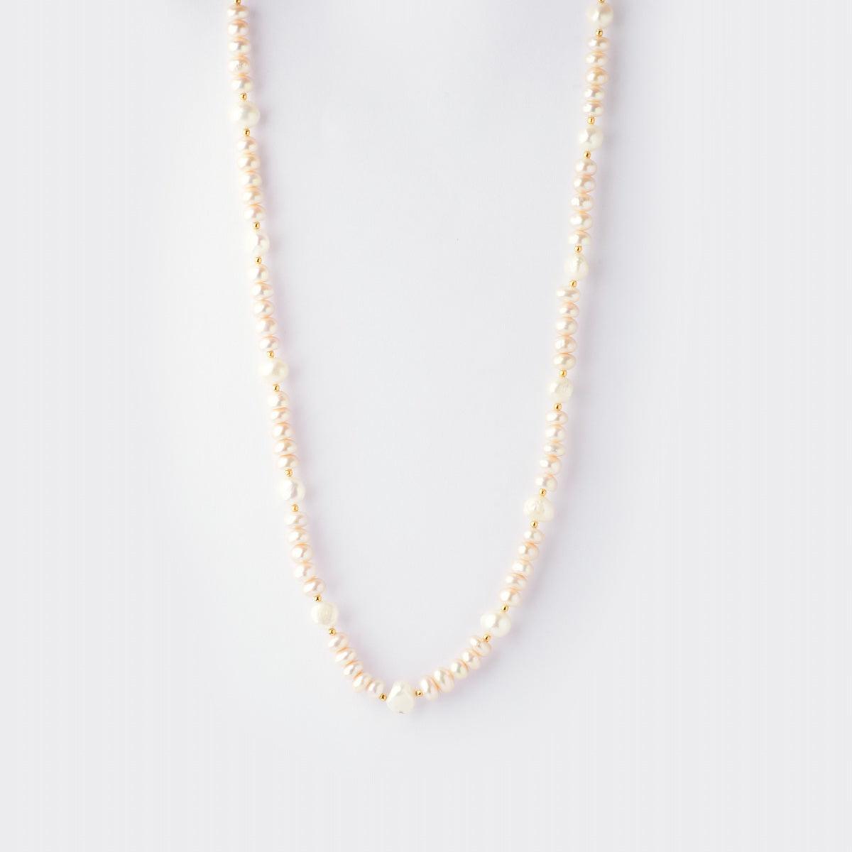 Graceful White Pearl Necklace - Chandrani Pearls