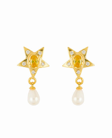 Hanging Drop Pearl Earrings - Chandrani Pearls