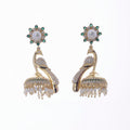Heirloom Golden Peacock Pearl Earrings - Chandrani Pearls
