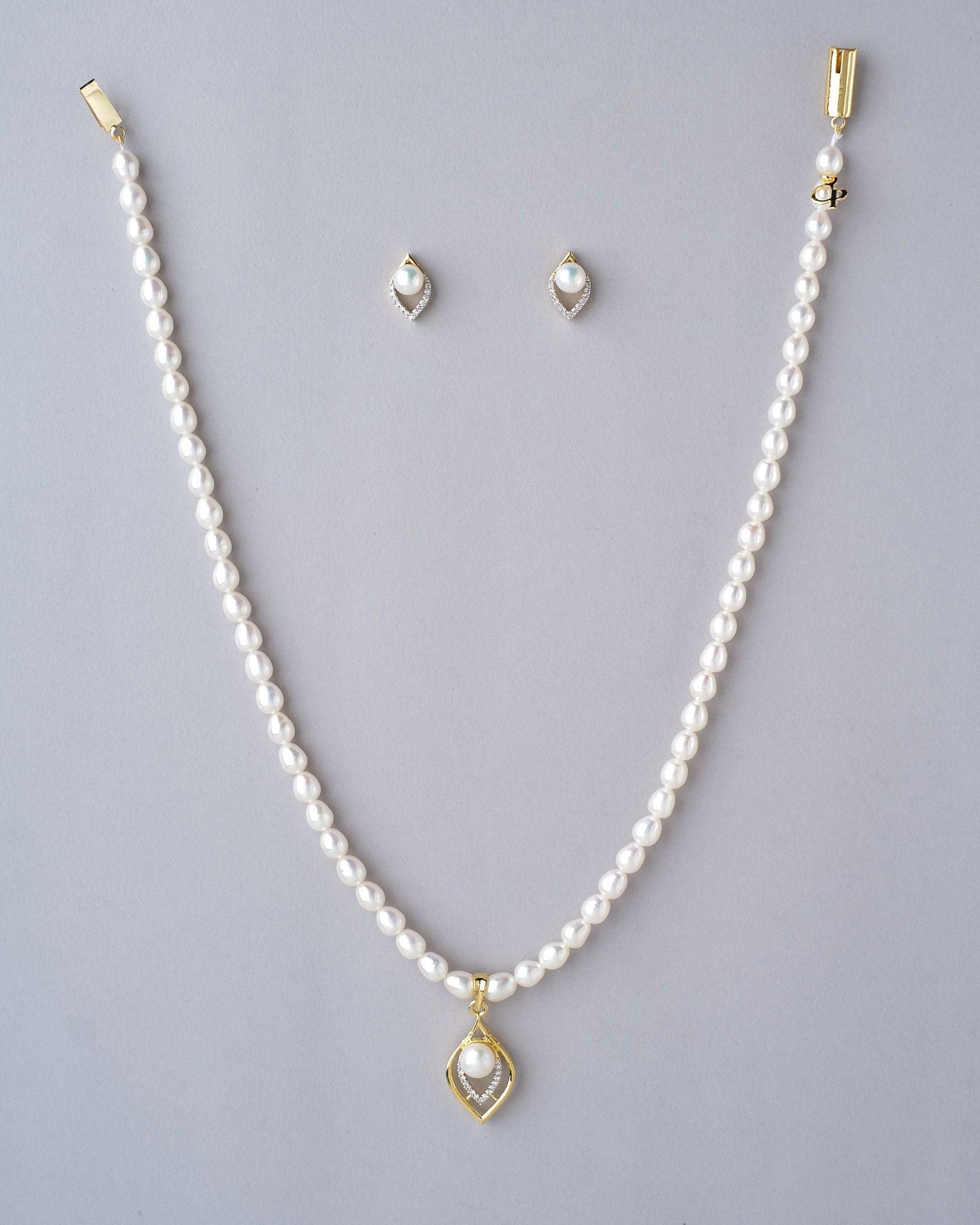 Hues of Ringlets Pearl Necklace Set - Chandrani Pearls