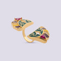 Inaya Flora Enamel Ring - Chandrani Pearls