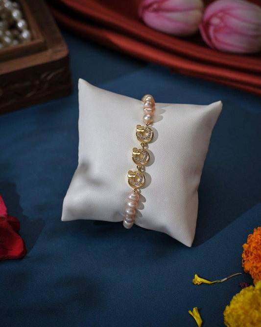 Indira Pink Pearl Bracelet - Chandrani Pearls