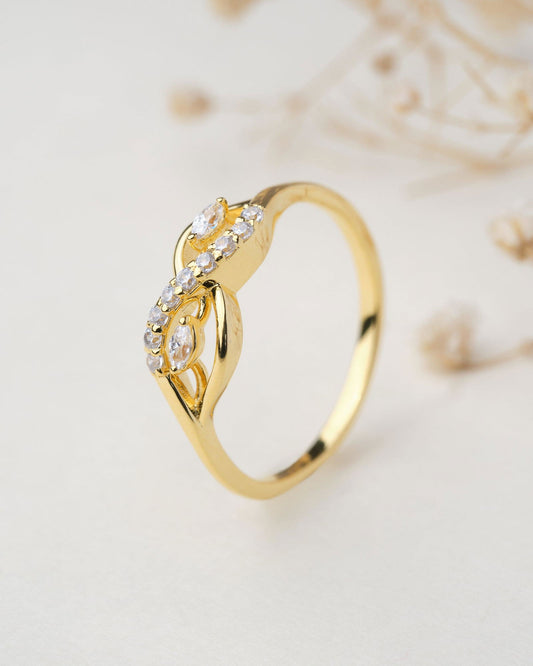 Infinity Fore Life 18Kt Gold & Diamond Ring - Chandrani Pearls