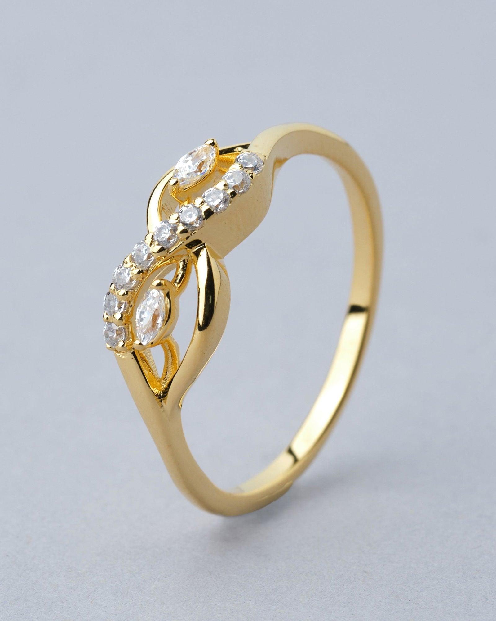 Infinity Fore Life 18Kt Gold & Diamond Ring - Chandrani Pearls