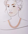 Infinity Stone Studded Pearl Necklace Set - Chandrani Pearls