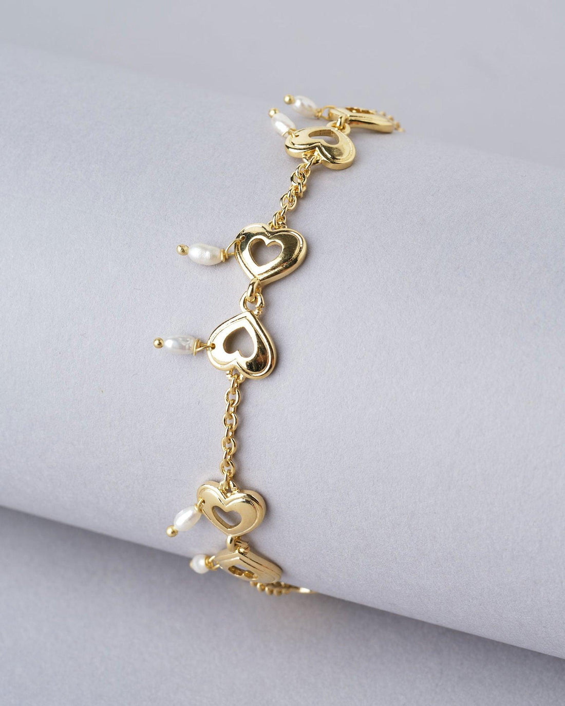 Irresistibly Stylish Link Pearl Bracelet - Chandrani Pearls