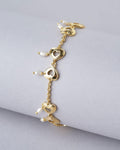 Irresistibly Stylish Link Pearl Bracelet - Chandrani Pearls