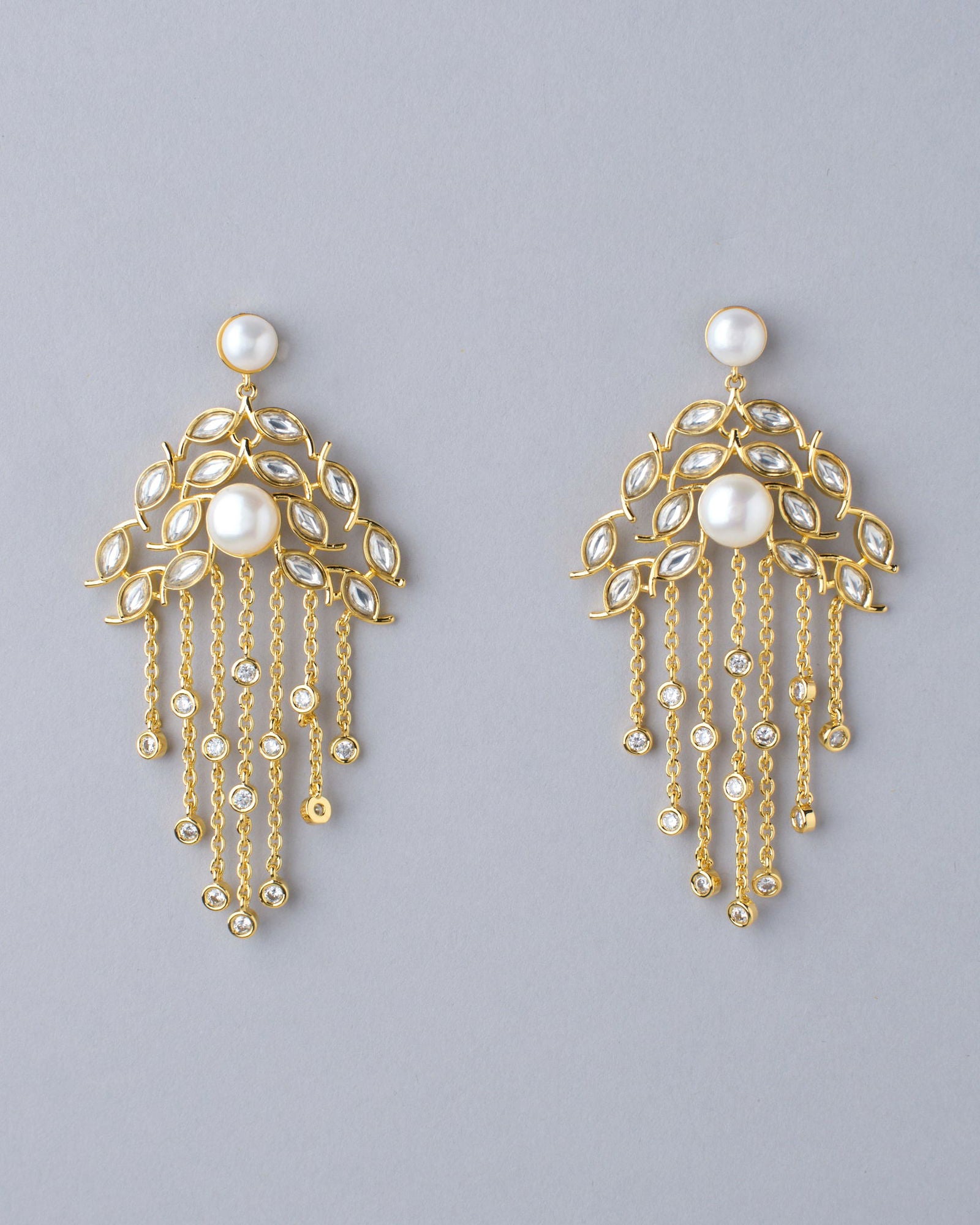 Kautirya Pearl Jhumka - Chandrani Pearls