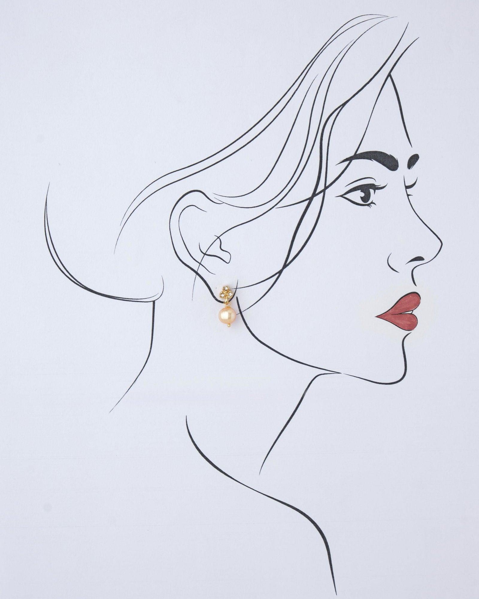 Little Pretty Pearl Hang Earring - Chandrani Pearls