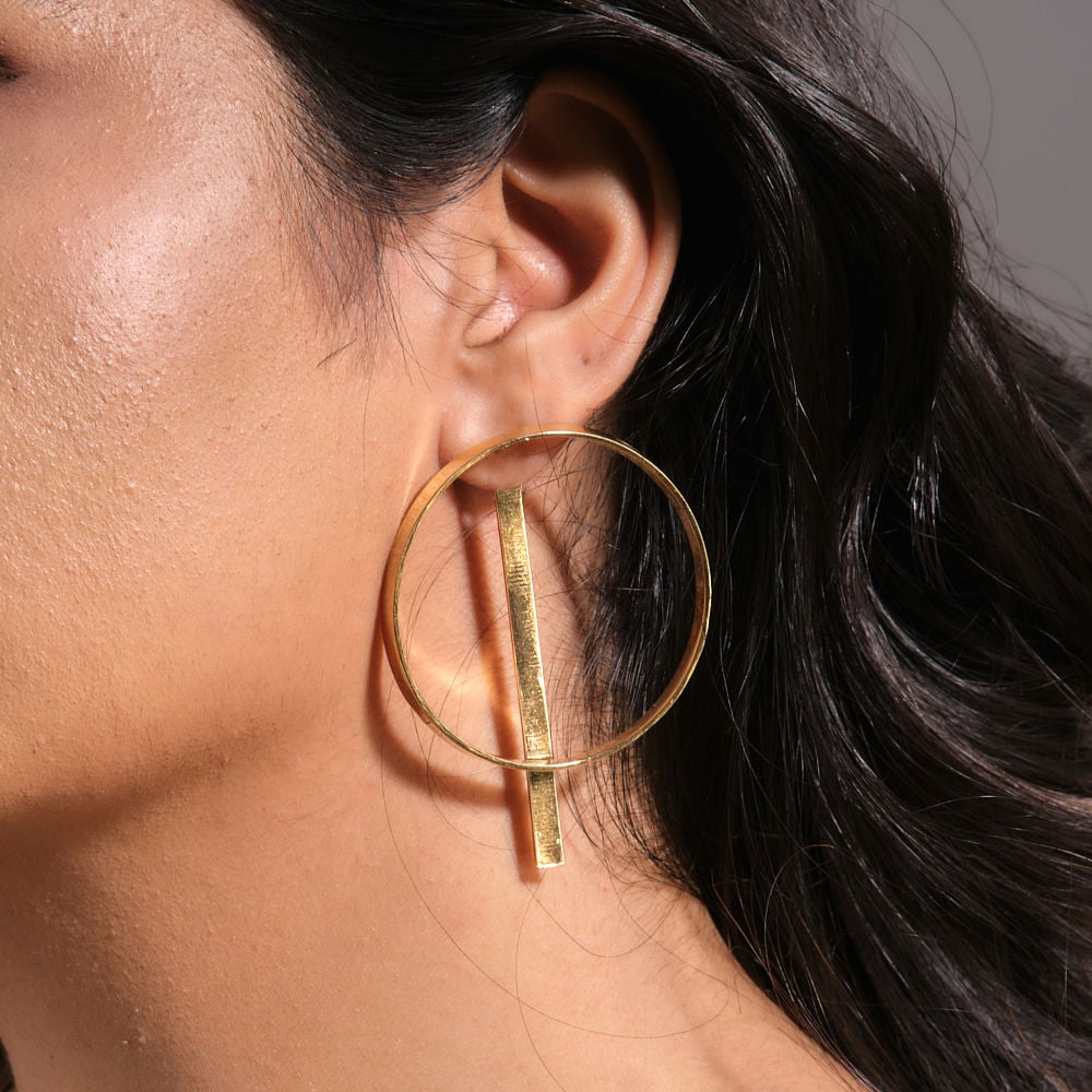 Luminous Arc Earrings - Bold N' Italic