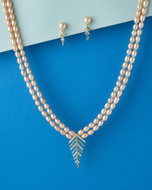 Luxurious  Pearl Necklace Set - Chandrani Pearls