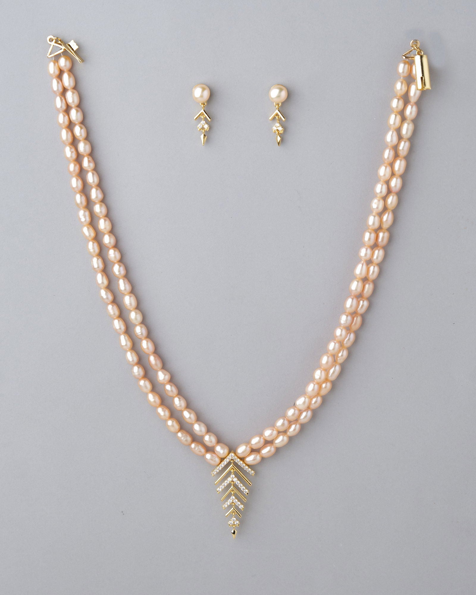 Luxurious  Pearl Necklace Set - Chandrani Pearls