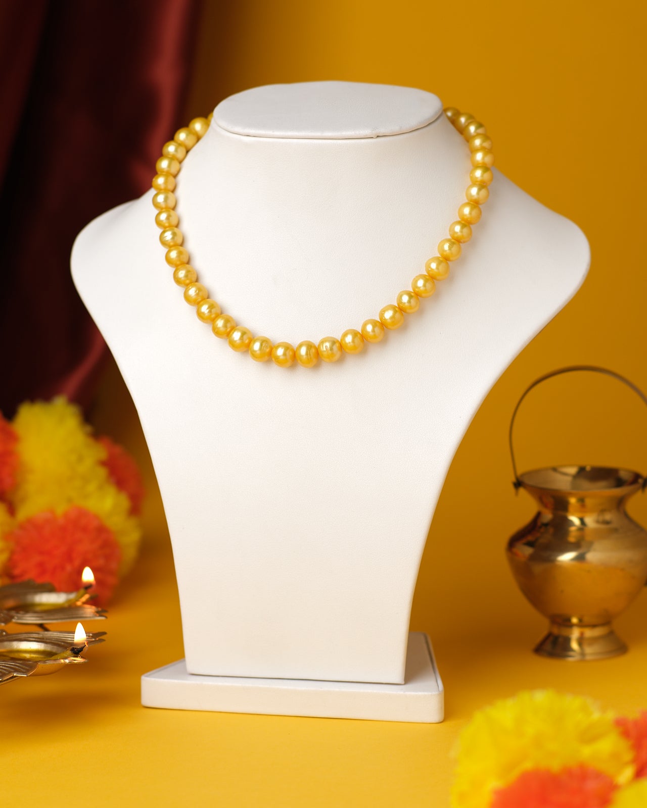 Golden South Sea Pearl Necklace