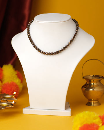 Brown Dyed Pearl Necklace