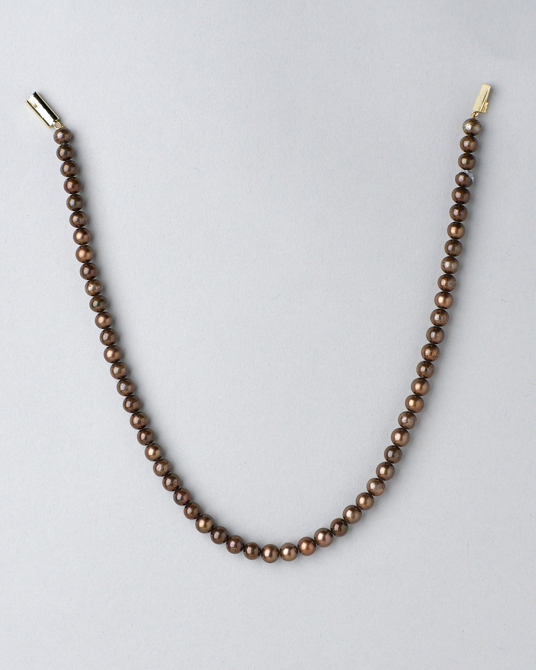 Brown Dyed Pearl Necklace
