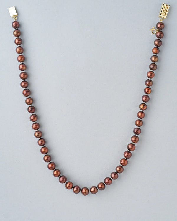 Luna Pearl Round Necklace