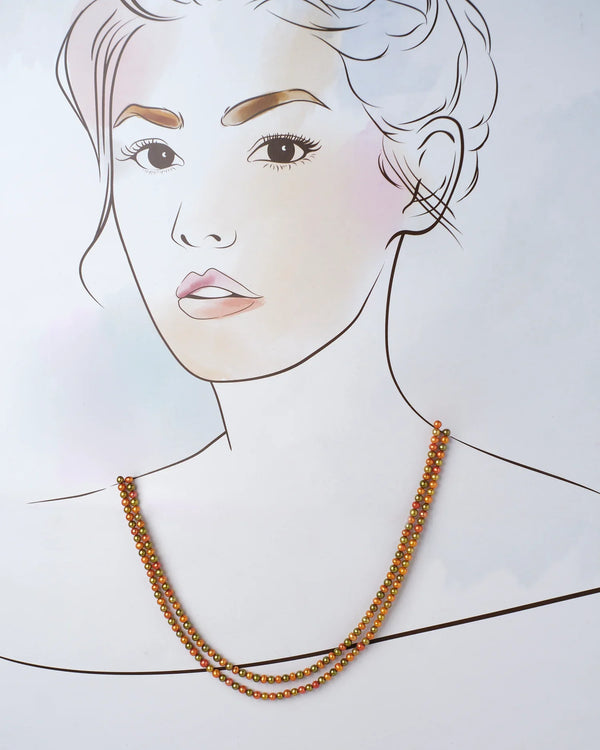 The Hiranya Multi Colour Pearl Necklace