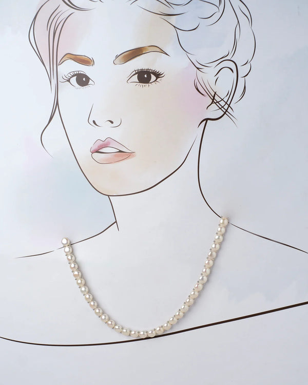 The Smoth Ripple Pearl Necklace
