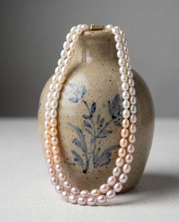 Aurora Blush Freshwater Pearl Necklace