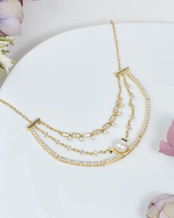 Star Energy Pearl Necklace