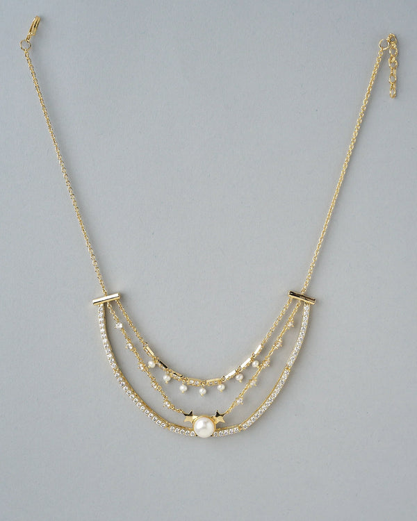 Star Energy Pearl Necklace