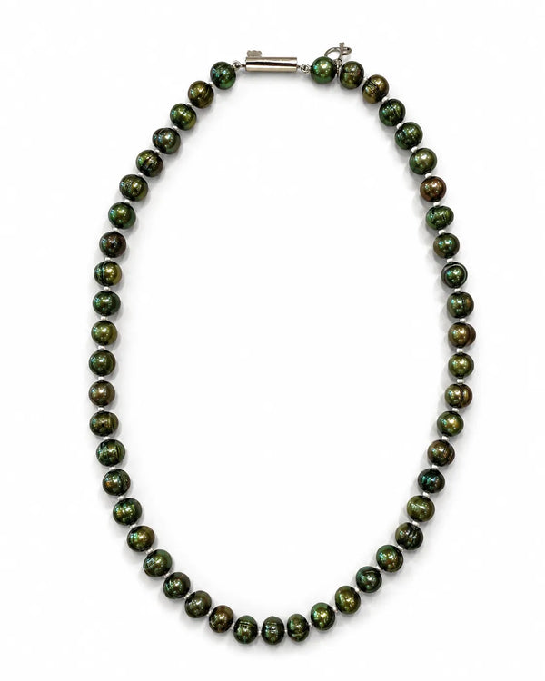 Emerald Noir Pearl Mala