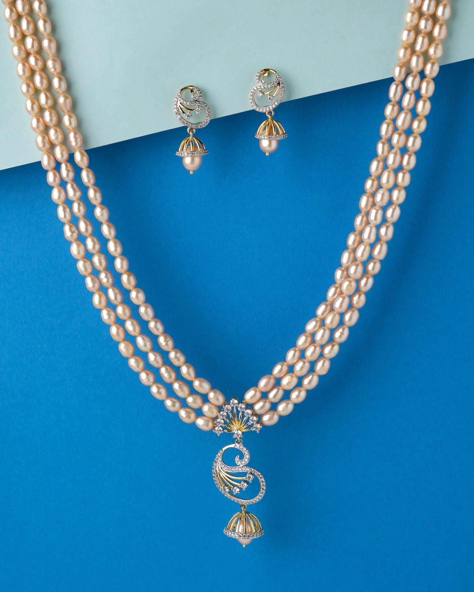 Make Your Mark  Pearl Necklace Set - Chandrani Pearls