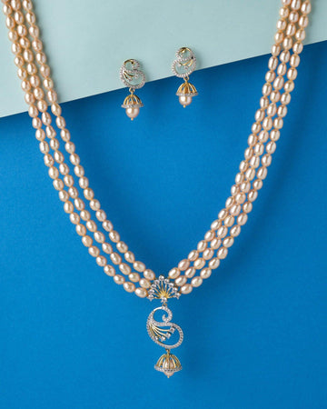 Make Your Mark  Pearl Necklace Set - Chandrani Pearls