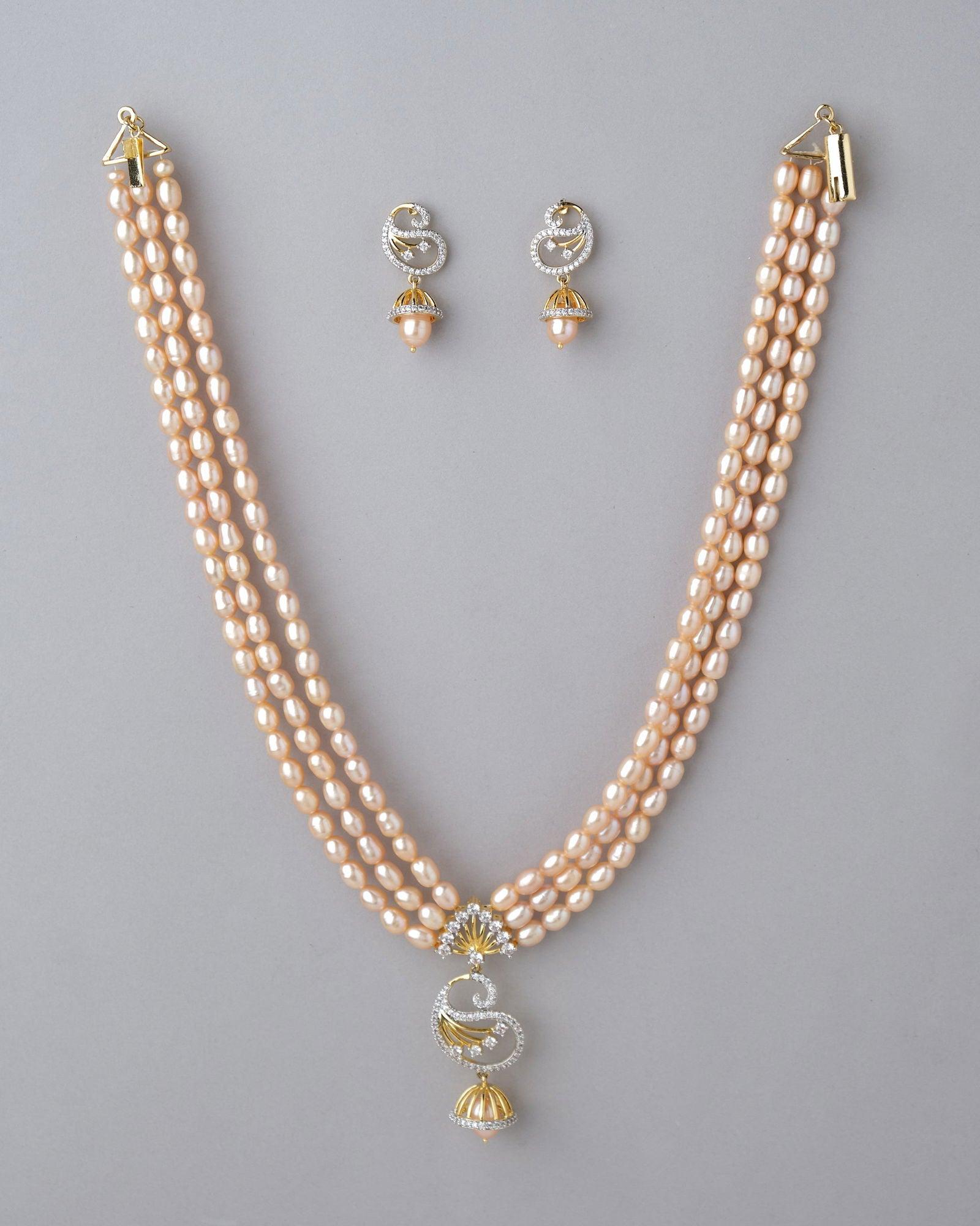 Make Your Mark  Pearl Necklace Set - Chandrani Pearls