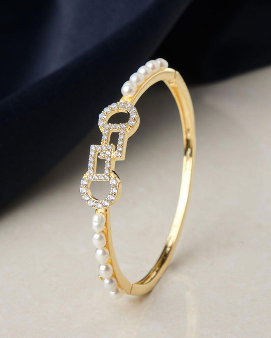 Minaret Pearl Bangle - Chandrani Pearls