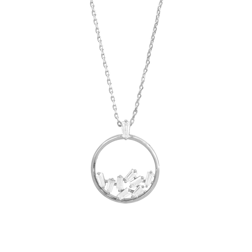 Minimalist Halo Pendant - Bold N' Italic