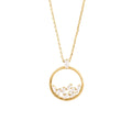 Minimalist Halo Pendant - Bold N' Italic