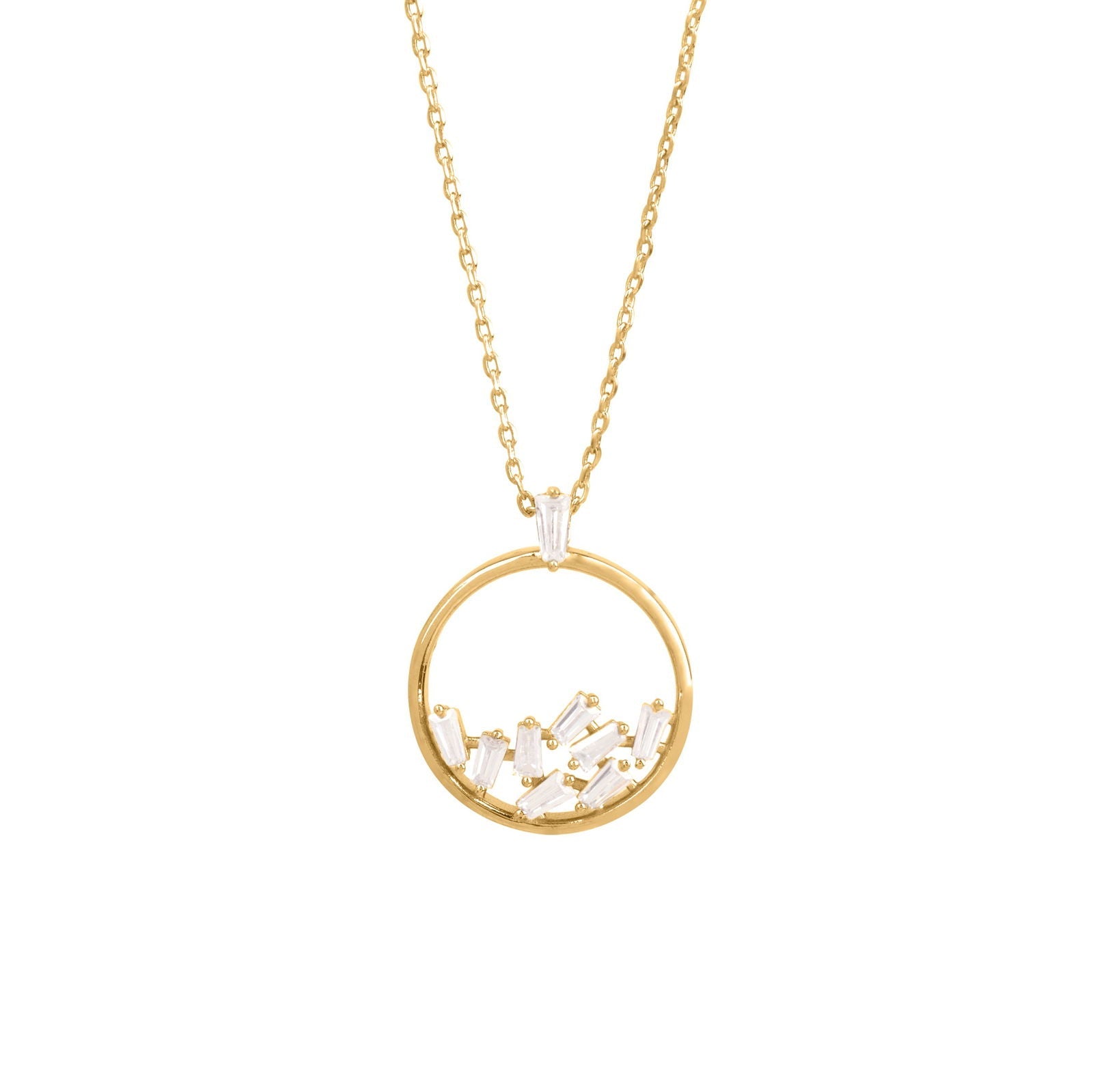 Minimalist Halo Pendant - Bold N' Italic
