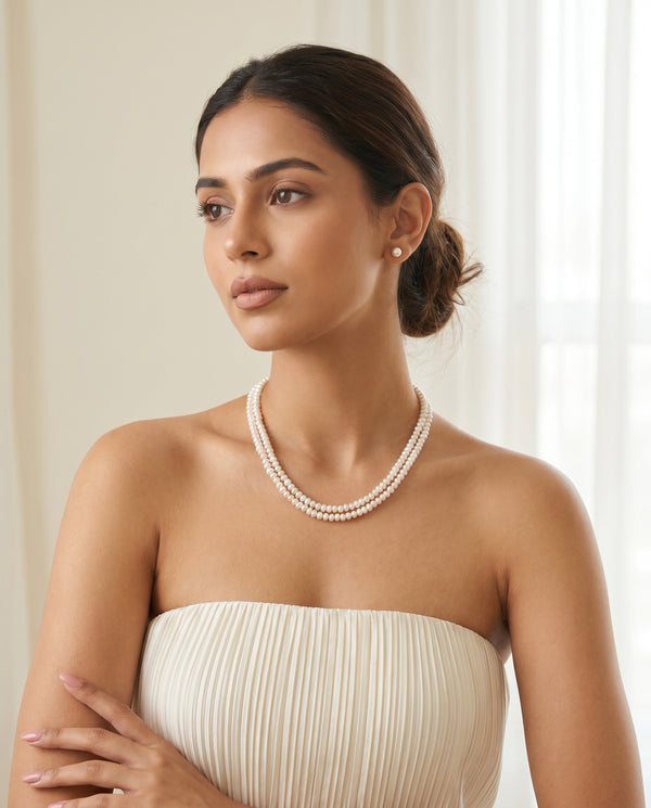 Elegant Double-Strand Pearl Mala