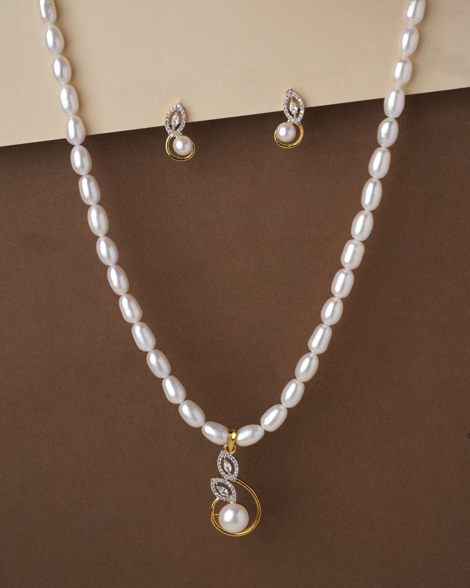 Modernity Perna  Necklace Set - Chandrani Pearls