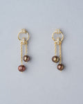 Modish Frond Dangler Earrings - Chandrani Pearls